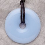 Teething Bling Pendant - Cotton Candy Blue